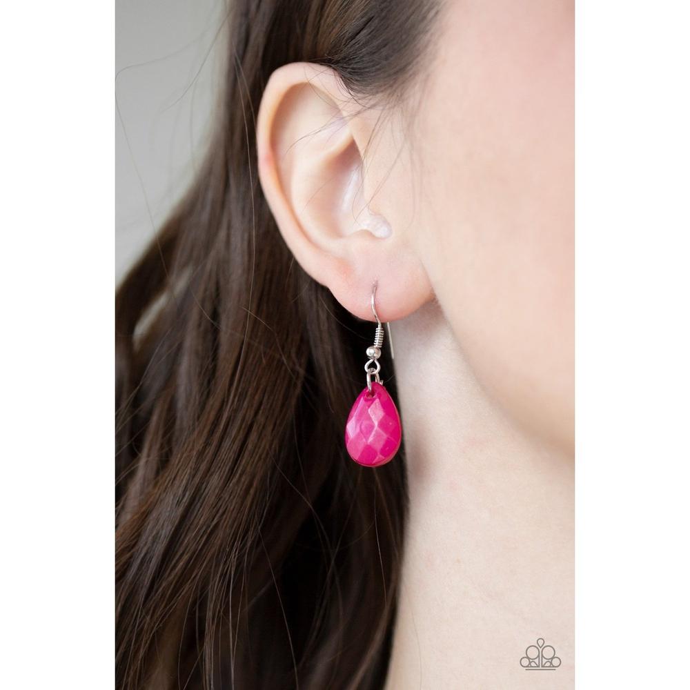 Life of the FIESTA Pink Necklace - Paparazzi - Dare2bdazzlin N Jewelry