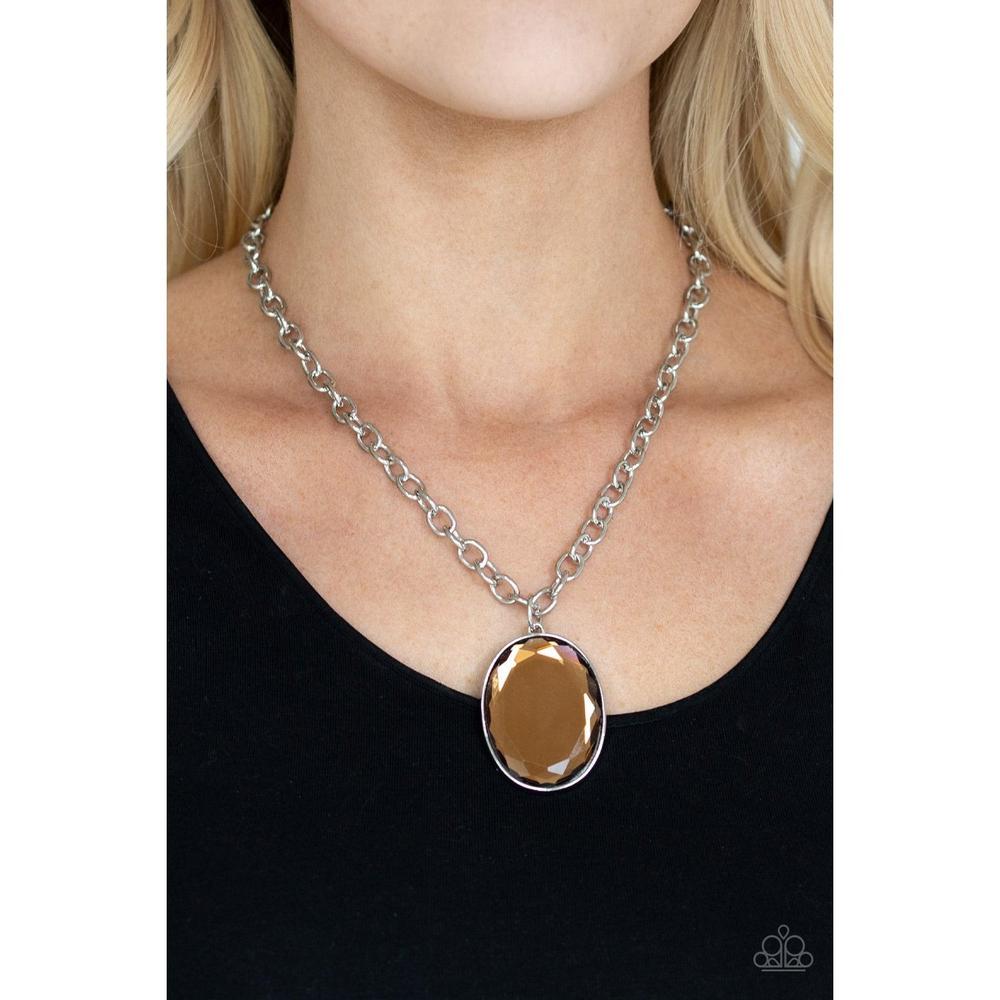 Light as HEIR Brown Necklace - Dare2bdazzlin N Jewelry