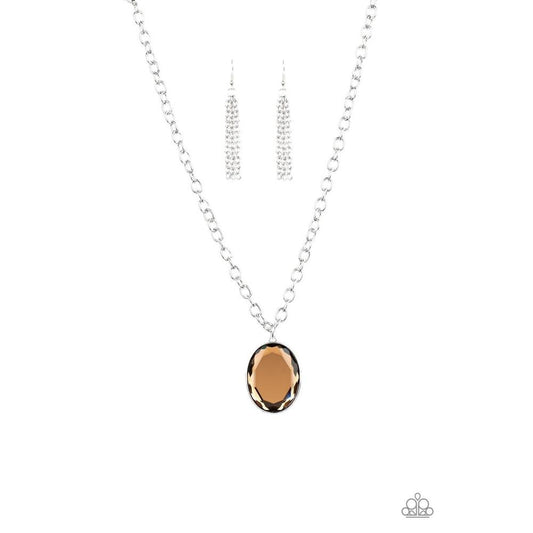 Light as HEIR Brown Necklace - Dare2bdazzlin N Jewelry