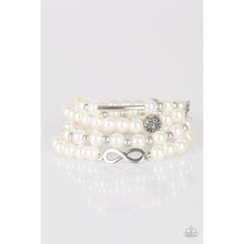 Load image into Gallery viewer, Limitless Luxury White Bracelet - Paparazzi - Dare2bdazzlin N Jewelry
