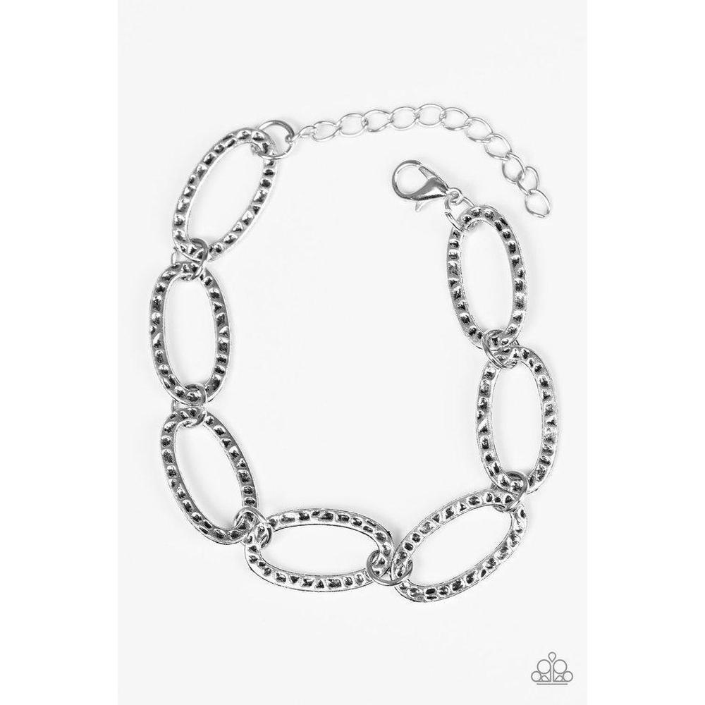 Lion Lair - Silver Bracelet - Paparazzi - Dare2bdazzlin N Jewelry