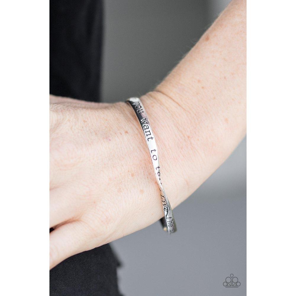Live The Story - Silver Bracelet - Paparazzi - Dare2bdazzlin N Jewelry