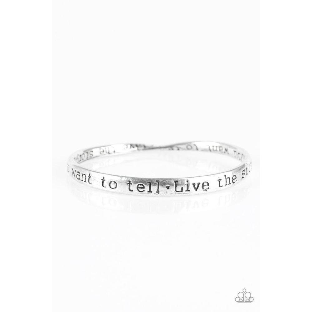 Live The Story - Silver Bracelet - Paparazzi - Dare2bdazzlin N Jewelry