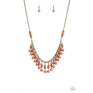 Location, Location, Location Orange Necklace - Paparazzi - Dare2bdazzlin N Jewelry