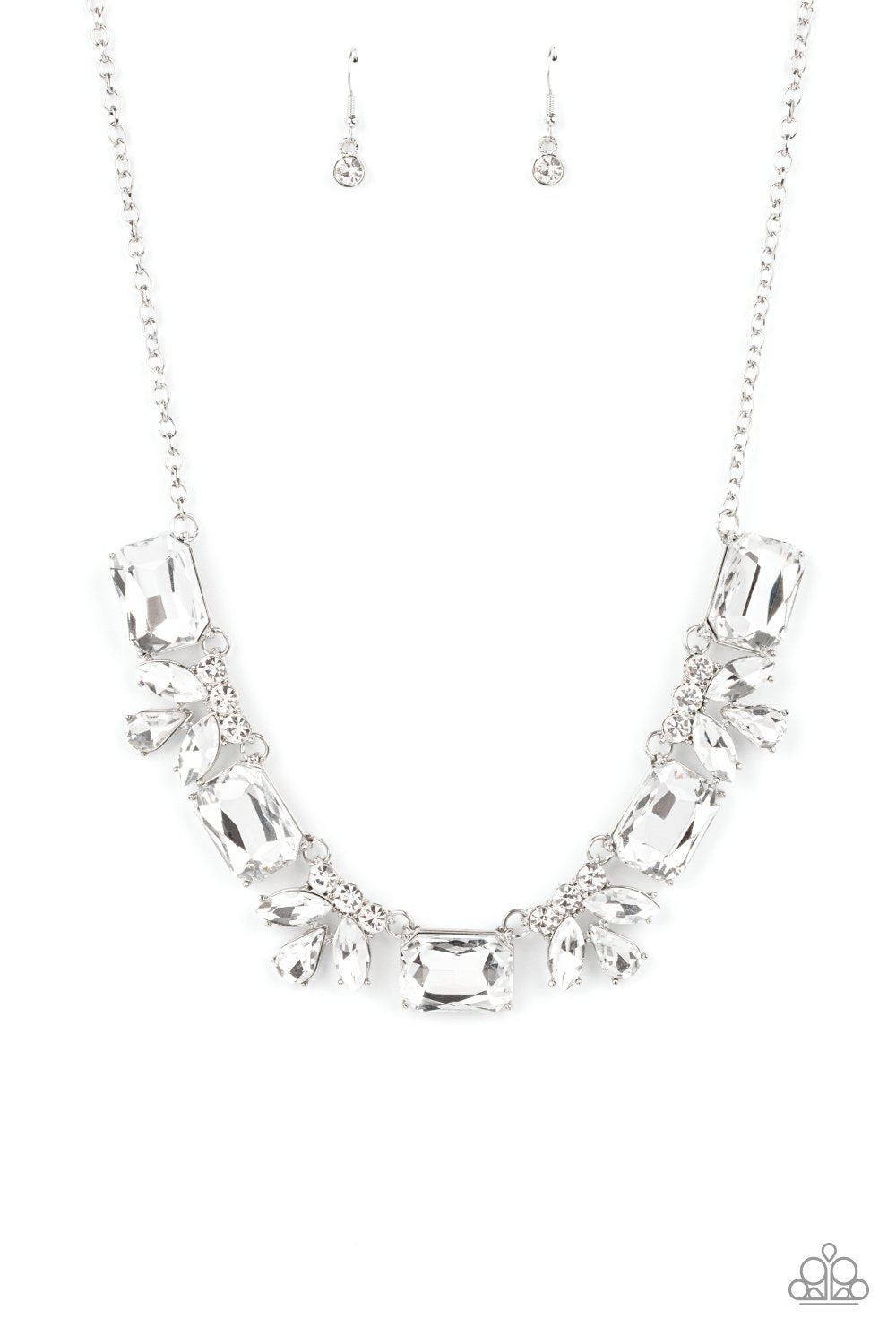 Long Live Sparkle - White Necklace - Paparazzi - Dare2bdazzlin N Jewelry