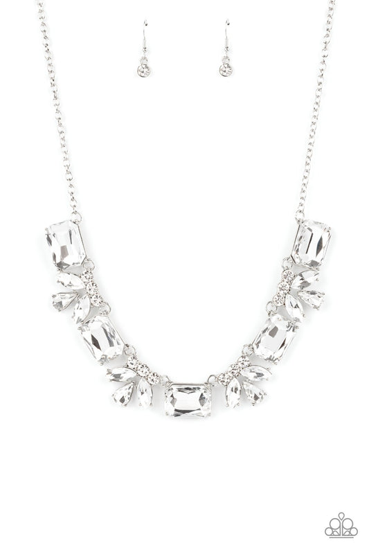 Long Live Sparkle - White Necklace - Paparazzi - Dare2bdazzlin N Jewelry