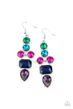 Load image into Gallery viewer, Look At Me GLOW Blue Earring - Paparazzi - Dare2bdazzlin N Jewelry
