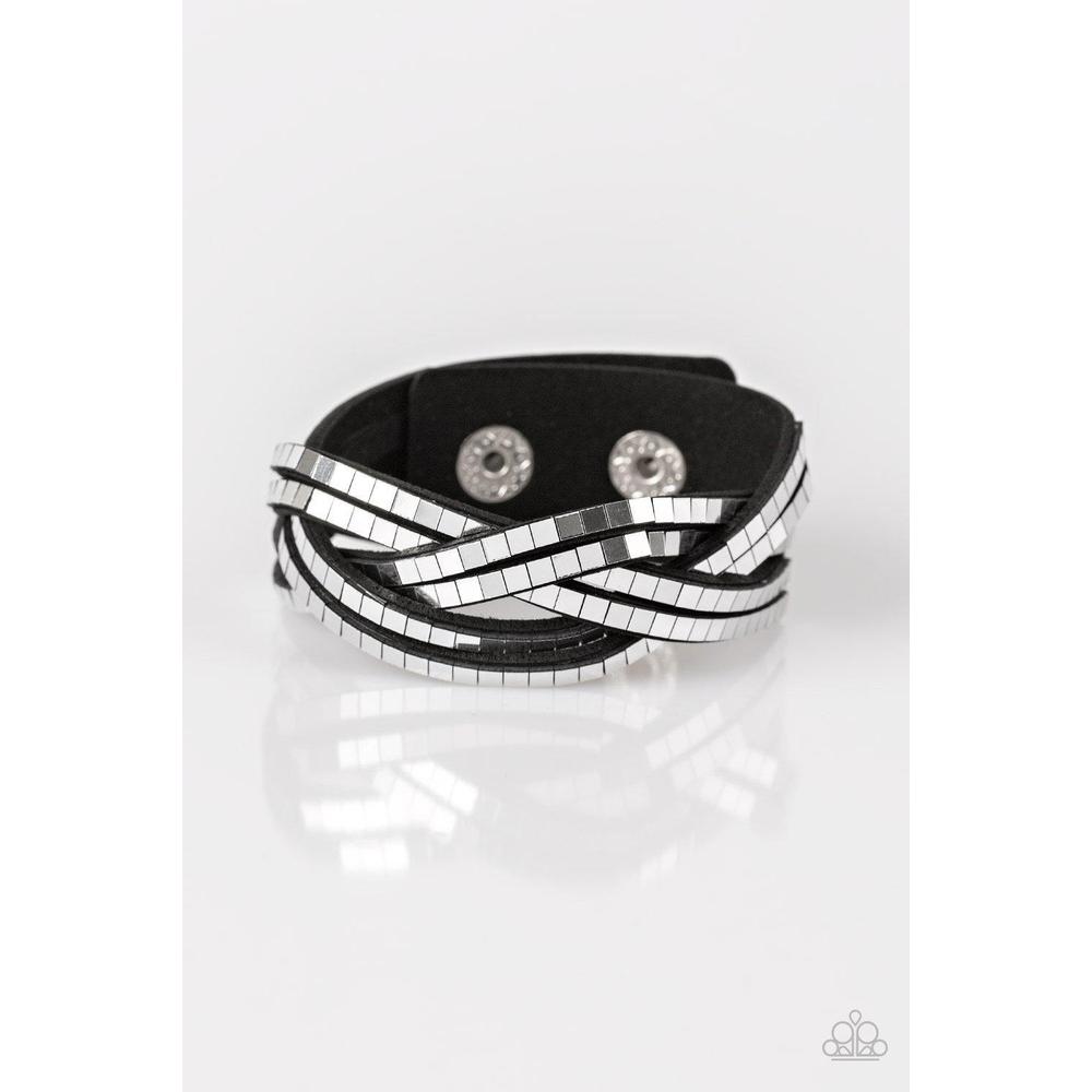Looking For Trouble - Black Bracelet - Paparazzi - Dare2bdazzlin N Jewelry