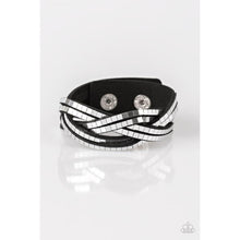Load image into Gallery viewer, Looking For Trouble - Black Bracelet - Paparazzi - Dare2bdazzlin N Jewelry
