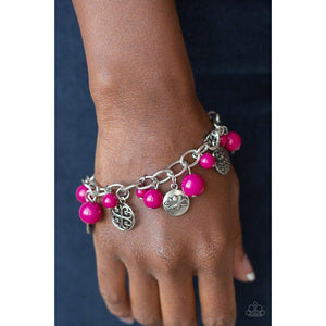 Lotus Lagoon Pink Bracelet - Paparazzi - Dare2bdazzlin N Jewelry
