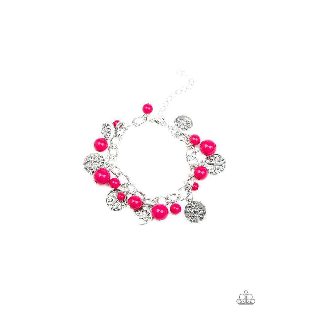 Lotus Lagoon Pink Bracelet - Paparazzi - Dare2bdazzlin N Jewelry