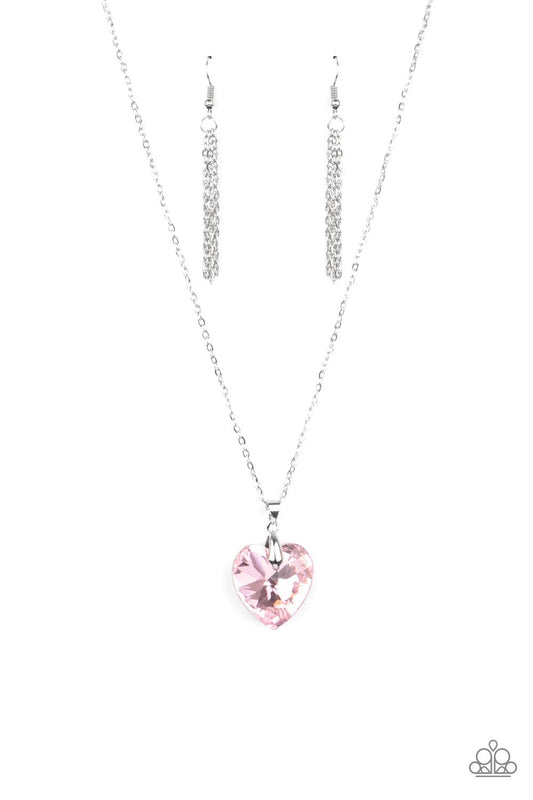 Love Hurts - Pink Necklace - Paparazzi - Dare2bdazzlin N Jewelry