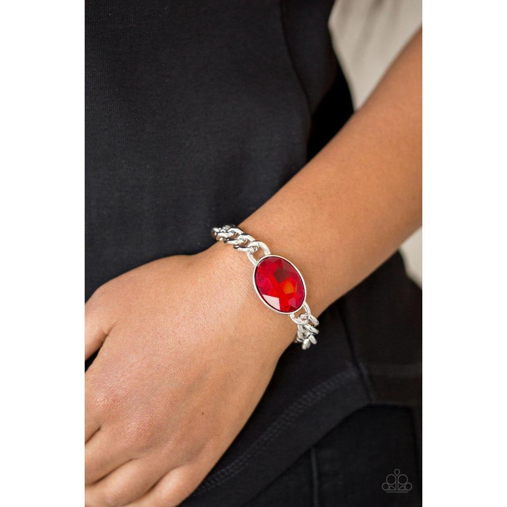 Luxury Lush Red Bracelet - Paparazzi - Dare2bdazzlin N Jewelry