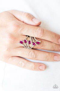 Majestic Marvel - Pink Ring - Paparazzi - Dare2bdazzlin N Jewelry