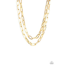 Load image into Gallery viewer, Make a CHAINge Gold Necklace - Paparazzi - Dare2bdazzlin N Jewelry

