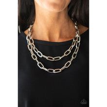 Load image into Gallery viewer, Make a CHAINge Silver Necklace - Paparazzi - Dare2bdazzlin N Jewelry
