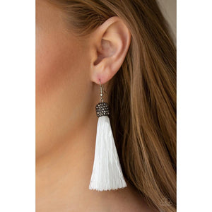 Make Room for Plume Earrings - Paparazzi - Dare2bdazzlin N Jewelry