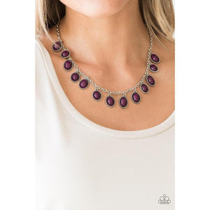 Make Some ROAM! Purple Necklace - Paparazzi - Dare2bdazzlin N Jewelry