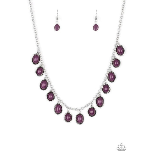 Make Some ROAM! Purple Necklace - Paparazzi - Dare2bdazzlin N Jewelry