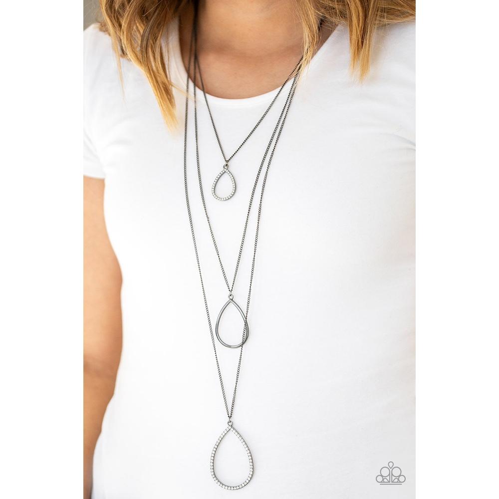 Make The World Sparkle - Black Necklace - Paparazzi - Dare2bdazzlin N Jewelry