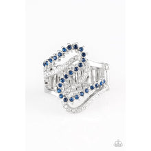 Load image into Gallery viewer, Make Waves Blue Ring - Paparazzi - Dare2bdazzlin N Jewelry
