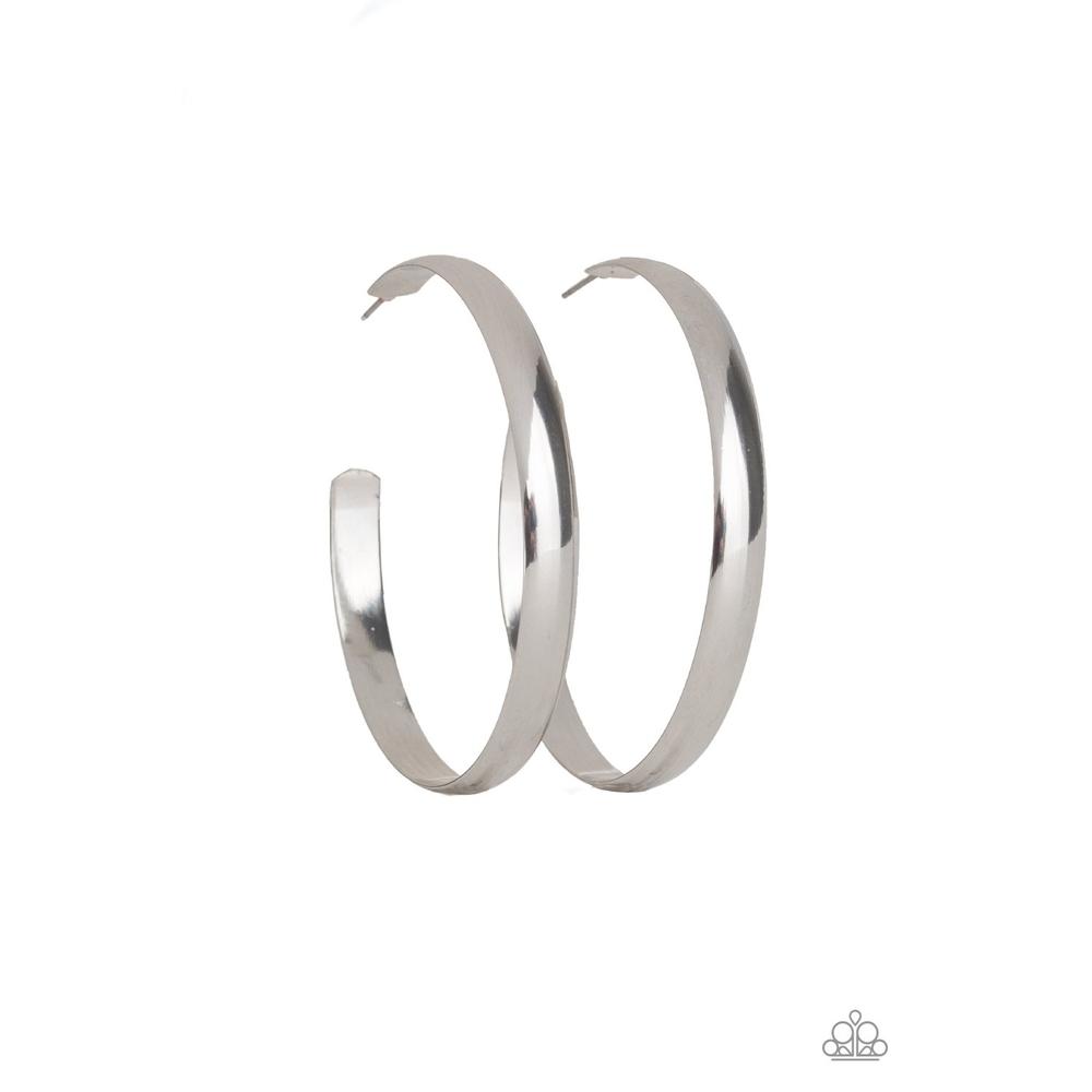 Making Laps - Silver Earrings - Paparazzi - Dare2bdazzlin N Jewelry