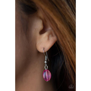 Malibu Ice Pink Necklace - Paparazzi - Dare2bdazzlin N Jewelry