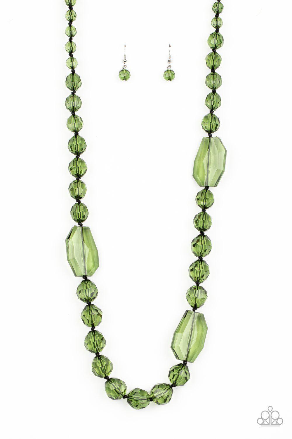 Malibu Masterpiece - Green Necklace - Paparazzi - Dare2bdazzlin N Jewelry