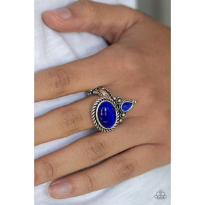 Malibu Mist Blue Ring - Paparazzi - Dare2bdazzlin N Jewelry