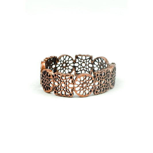 Mandala Mixer Copper Bracelet - Paparazzi - Dare2bdazzlin N Jewelry