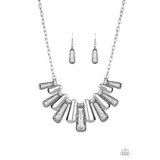 MANE Up Silver Necklace - Paparazzi - Dare2bdazzlin N Jewelry