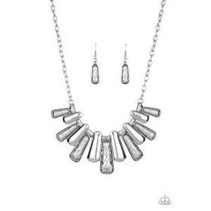MANE Up Silver Necklace - Paparazzi - Dare2bdazzlin N Jewelry