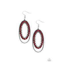 Load image into Gallery viewer, Marry into Money Red Earrings - Paparazzi - Dare2bdazzlin N Jewelry
