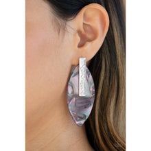 Load image into Gallery viewer, Maven Mantra Multi-Pink Post Earring - Paparazzi - Dare2bdazzlin N Jewelry
