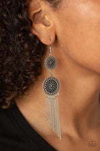 Load image into Gallery viewer, Medallion Mecca - Silver Earring - Paparazzi - Dare2bdazzlin N Jewelry
