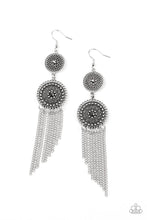 Load image into Gallery viewer, Medallion Mecca - Silver Earring - Paparazzi - Dare2bdazzlin N Jewelry
