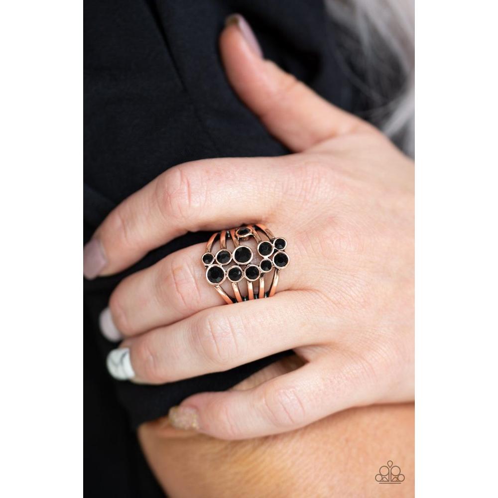 Meet In The Middle - Copper Ring - Paparazzi - Dare2bdazzlin N Jewelry