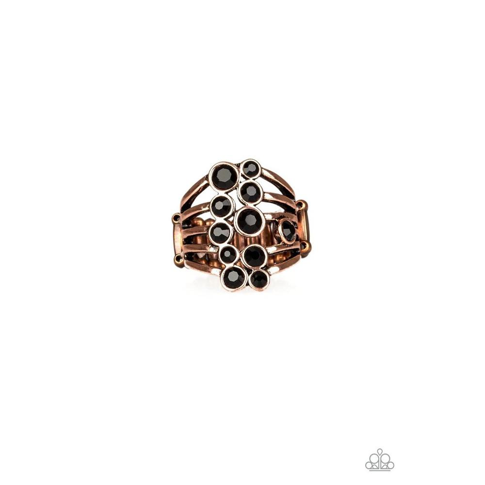 Meet In The Middle - Copper Ring - Paparazzi - Dare2bdazzlin N Jewelry