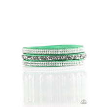 Load image into Gallery viewer, Mega Glam - Green Urban Bracelet - Paparazzi - Dare2bdazzlin N Jewelry
