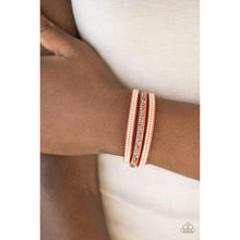 Load image into Gallery viewer, Mega Glam - Orange Urban Bracelet - Paparazzi - Dare2bdazzlin N Jewelry
