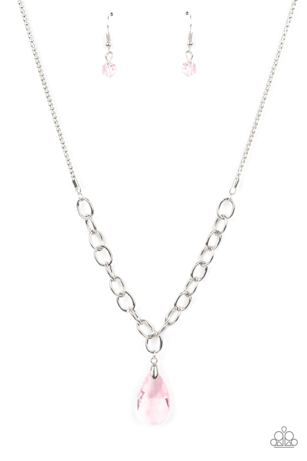 Mega Modern - Pink Necklace - Paparazzi - Dare2bdazzlin N Jewelry