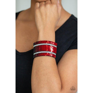 MERMAID Service  Red Urban Bracelet - Paparazzi - Dare2bdazzlin N Jewelry