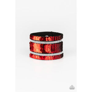 MERMAID Service  Red Urban Bracelet - Paparazzi - Dare2bdazzlin N Jewelry