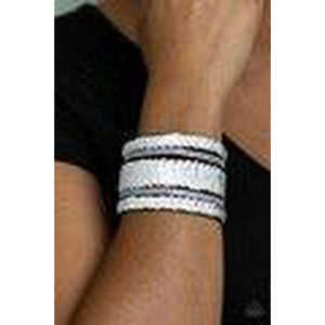 MERMAID Service White Urban Bracelet - Paparazzi - Dare2bdazzlin N Jewelry