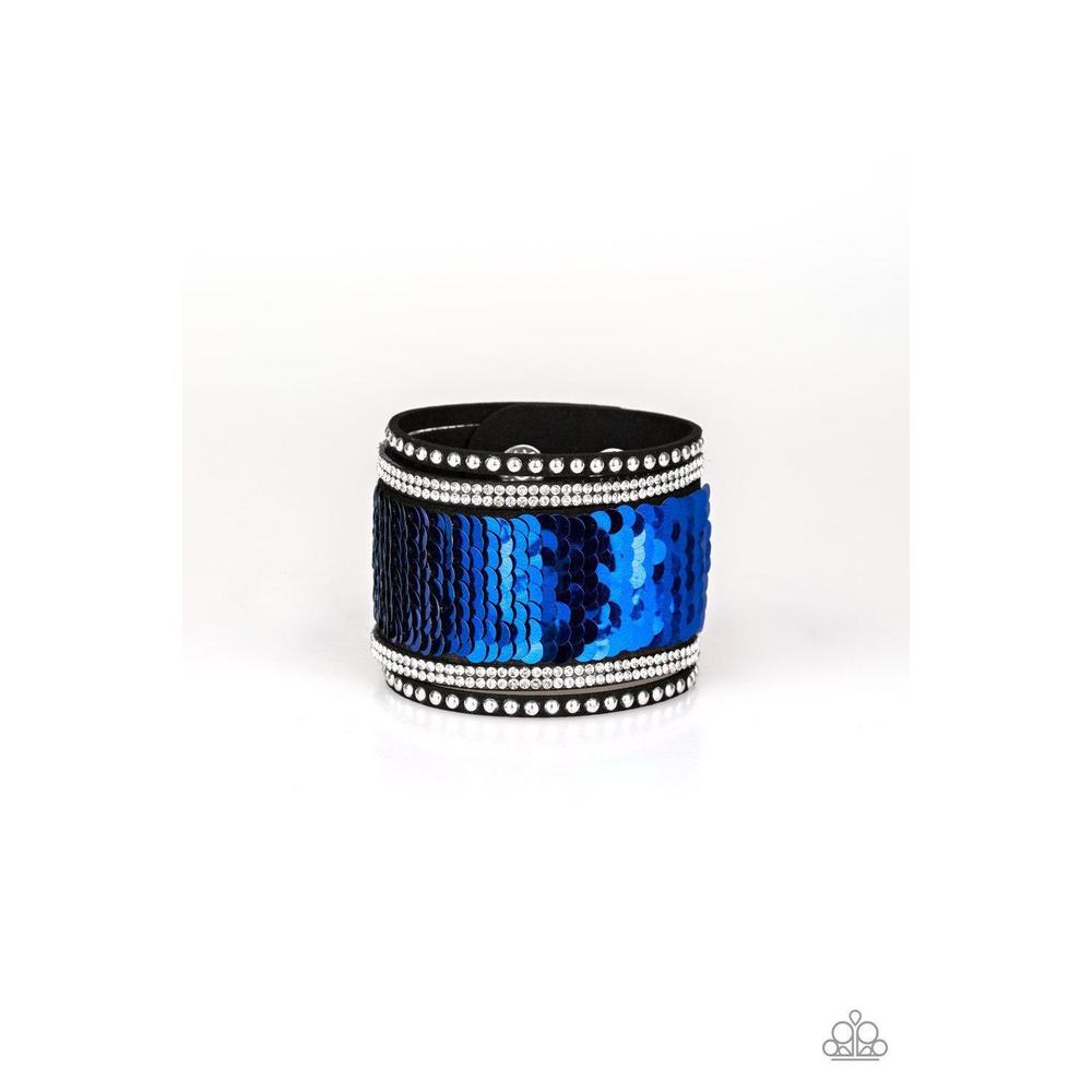 MERMAIDS Have More Fun Blue Urban Bracelet - Paparazzi - Dare2bdazzlin N Jewelry