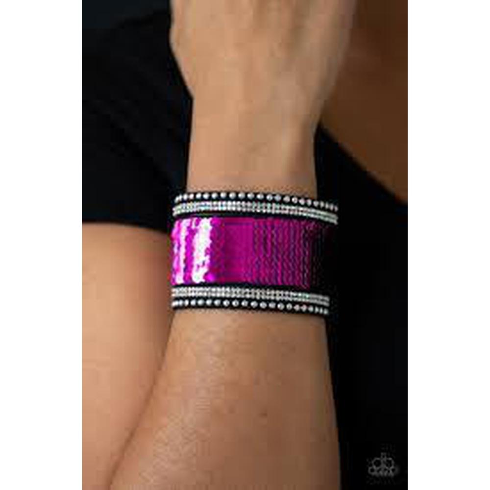 MERMAIDS Have More Fun - Pink Bracelet - Paparazzi - Dare2bdazzlin N Jewelry