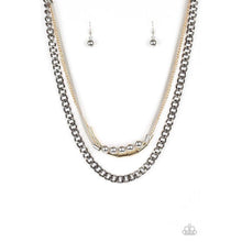 Load image into Gallery viewer, Metal Melee - Multi Necklace  - Paparazzi - Dare2bdazzlin N Jewelry
