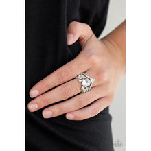 Load image into Gallery viewer, Metro Queen - White Ring - Paparazzi - Dare2bdazzlin N Jewelry
