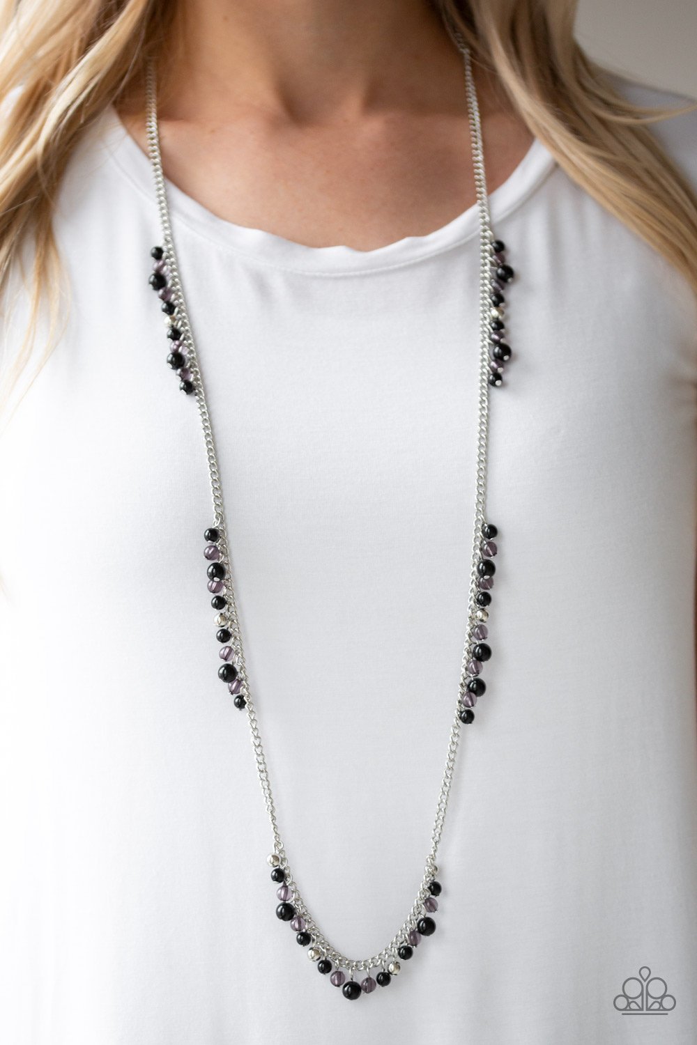 Miami Mojito Black Necklace - Paparazzi - Dare2bdazzlin N Jewelry