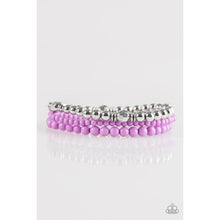 Load image into Gallery viewer, Midsummer Marvel - Purple Bracelet - Paparazzi - Dare2bdazzlin N Jewelry
